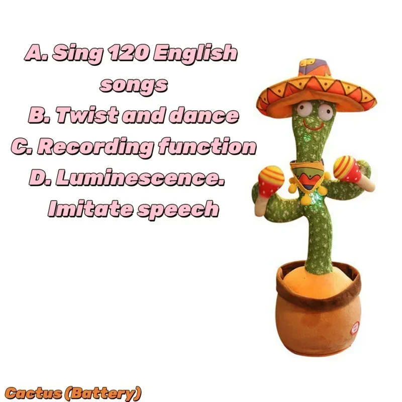 Dancing Talking Cactus Toy