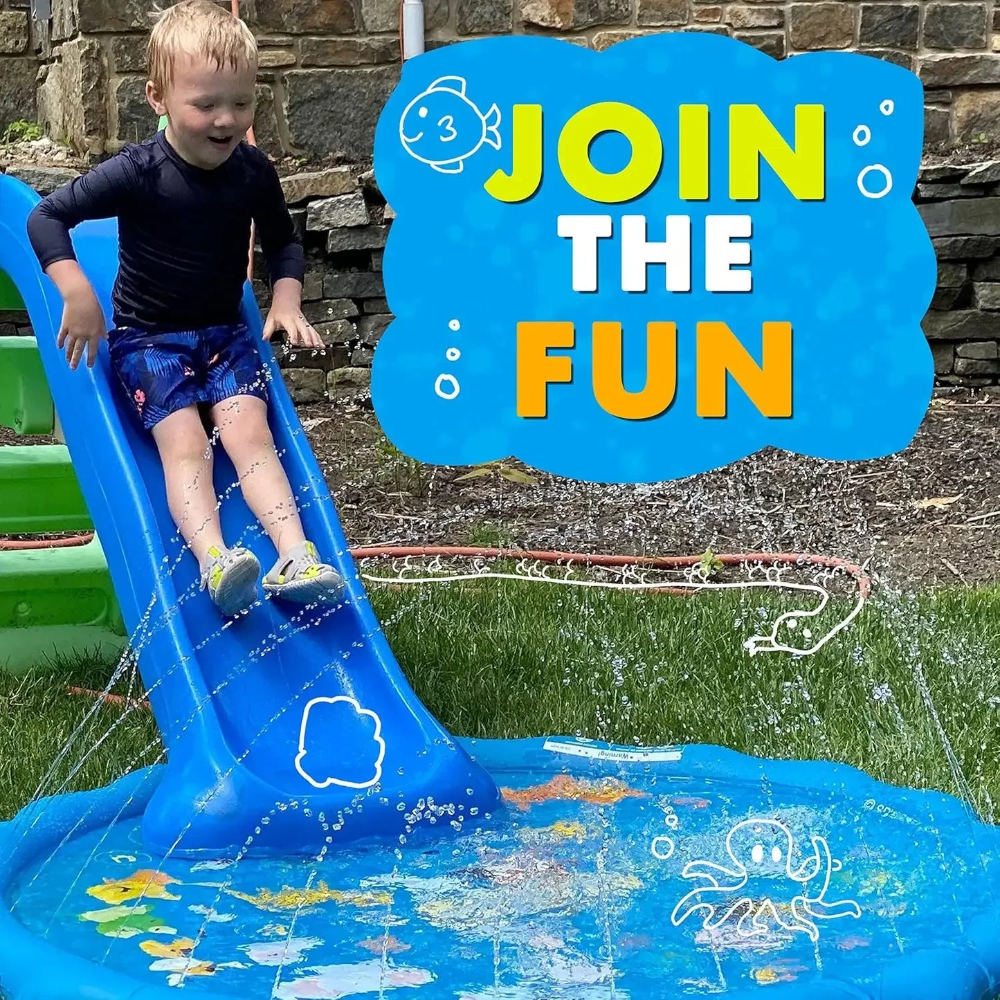 Inflatable Water Spray Mat