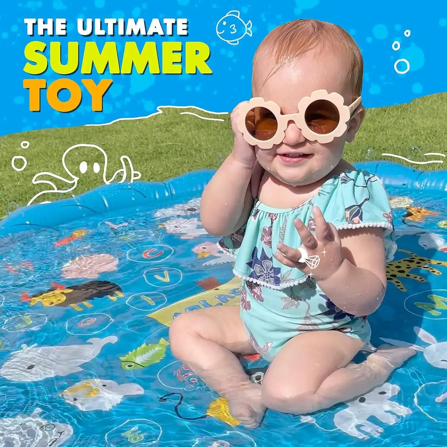 Inflatable Water Spray Mat